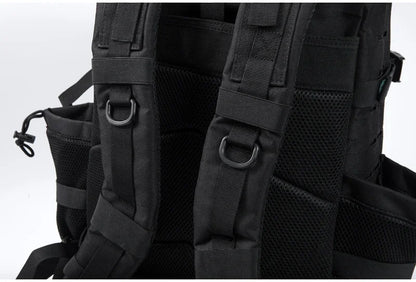 QT&QY 25L/45L Tactical Backpack – Outdoor Survival & Hiking Rucksack for Men & Women, Bug Out Bag with Bottle Holder