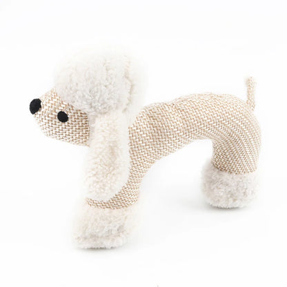Pet Dog Plush Chew Toy - Bite-Resistant Simulated Animal Teething Toy for Dogs