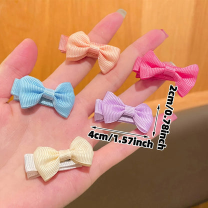 30PCS Women’s Bow Hairpin Clips – Colorful Cute Duckbill Hair Accessories for Daily Use & Gifts
