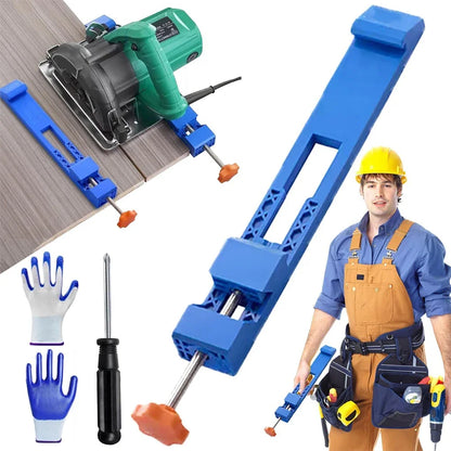 Quick Fix Jig for Electric Circular Saw – Precise Wood Cutting Clamp, Easy Installation for Precision Milling Tasks