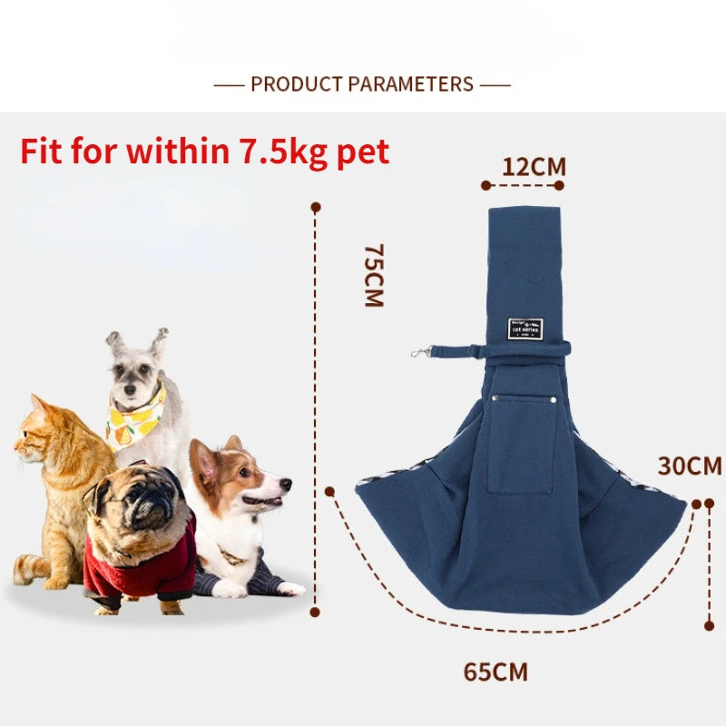 Comfortable Dog Bag - Pet Crossbody Shoulder Sling Carrier for Outdoor Travel, Portable Cat and Puppy Carrier Bag, Pet Carrying Supplies