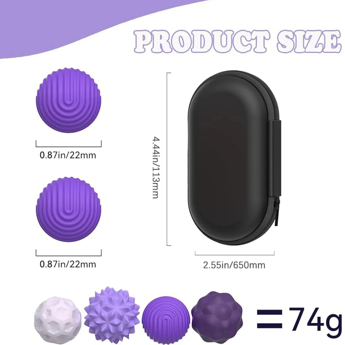 Silicone Magnetic Sensory Balls – Calming Fidget Toy for Kids & Adults, Autism, Anxiety & Stress Relief