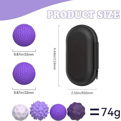 Silicone Magnetic Sensory Balls – Calming Fidget Toy for Kids & Adults, Autism, Anxiety & Stress Relief