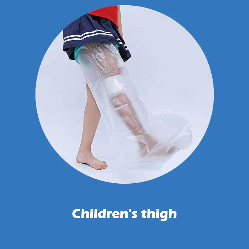 Waterproof Shower Cover for Adults — Cast & Bandage Protector for Arm, Leg, Hand, Wound & Fracture