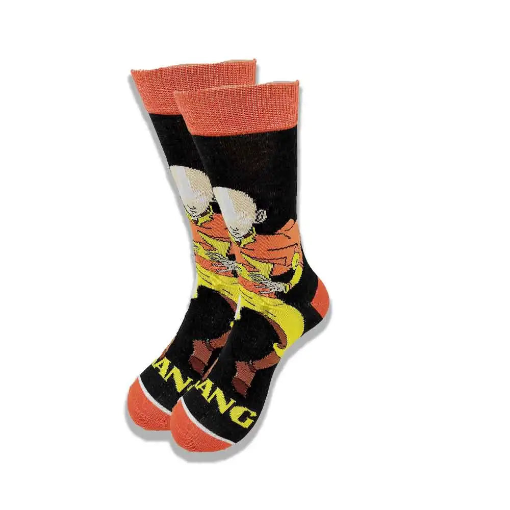 Cartoon Animation Fashion Socks for Men & Women – Autumn Winter Street Style Trendy Casual Combed Cotton Socks