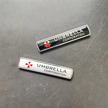 3D Aluminum Car Emblem - Umbrella Corporation Sticker Badge for Auto Styling & Decoration