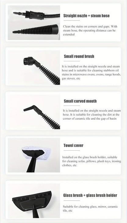 Multifunctional Handheld Steam Cleaning Machine – High Temperature Commercial & Household Oil Cleaner