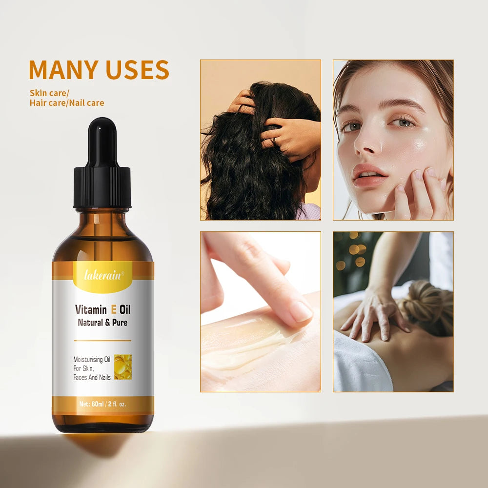 Vitamin E Facial Oil - Hydrating Anti-Wrinkle Skincare for Smooth, Radiant-Looking Skin