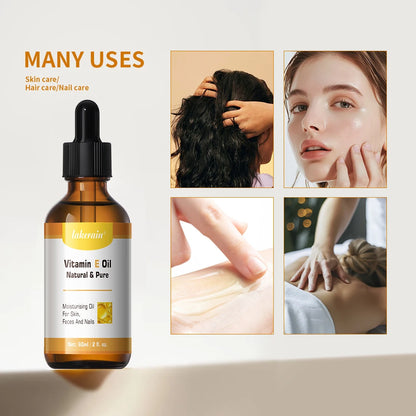 Vitamin E Facial Oil - Hydrating Anti-Wrinkle Skincare for Smooth, Radiant-Looking Skin