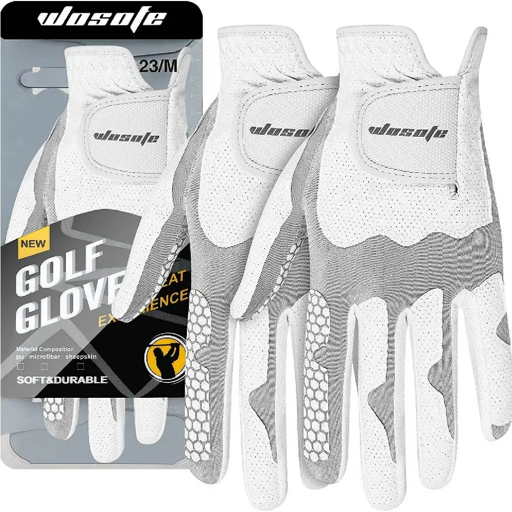 Premium Men’s Golf Glove – Left Hand, Breathable, Non-Slip, Shock Absorbing, Perfect for Gifting