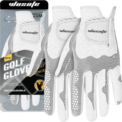 Premium Men’s Golf Glove – Left Hand, Breathable, Non-Slip, Shock Absorbing, Perfect for Gifting