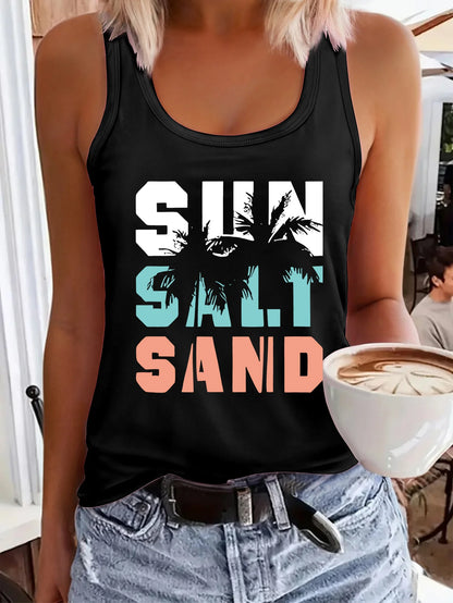 Women’s Summer Dream Catcher Printed Vest Top – Loose Fit Mesh Sleeveless Casual T-Shirt for Comfortable Wear