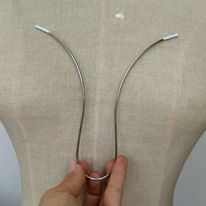 Stainless Steel Bra Underwire Shapers - 6-Piece Lingerie Making Supplies for Bras, Bustiers, and Corsets
