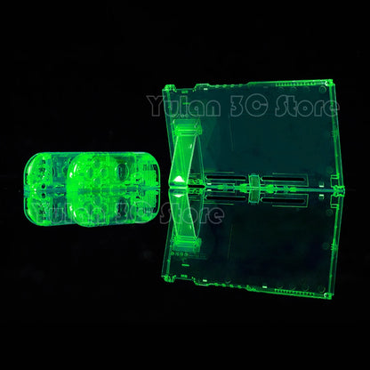 Nintendo Switch Transparent Replacement Housing Shell - DIY Console & Joy-Con Case for Left and Right Controllers