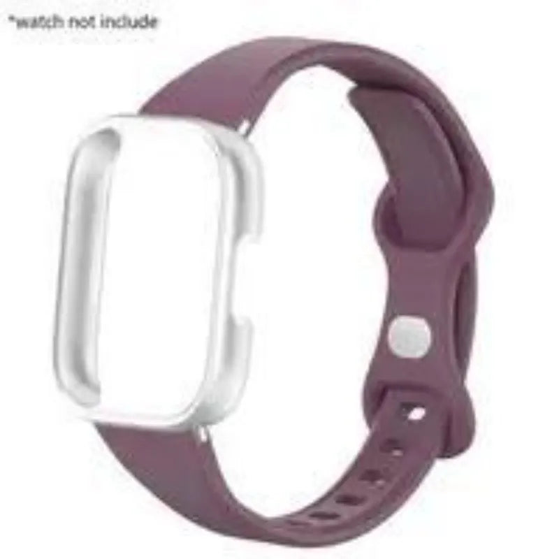 Slim Silicone Strap & Case - Soft Matte Protective Cover Bracelet for Redmi Watch 6/5/4 Active & 5 Lite