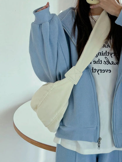 Fashion Women's Large Capacity Crossbody Shoulder Bag – Casual, Simple & Versatile Down Cotton Design