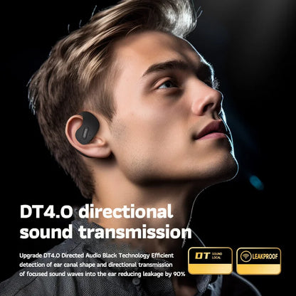 2024 ERAZER X15 Pro Bluetooth 5.4 Earphones – Wireless TWS Earbuds with Open Ear Hooks, Mic & Phone Call Support