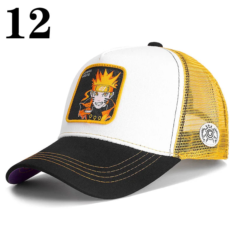Dragon Ball Anime Baseball Cap - Goku Vegeta Buu Mesh Hip Hop Hat for Summer Casual Wear