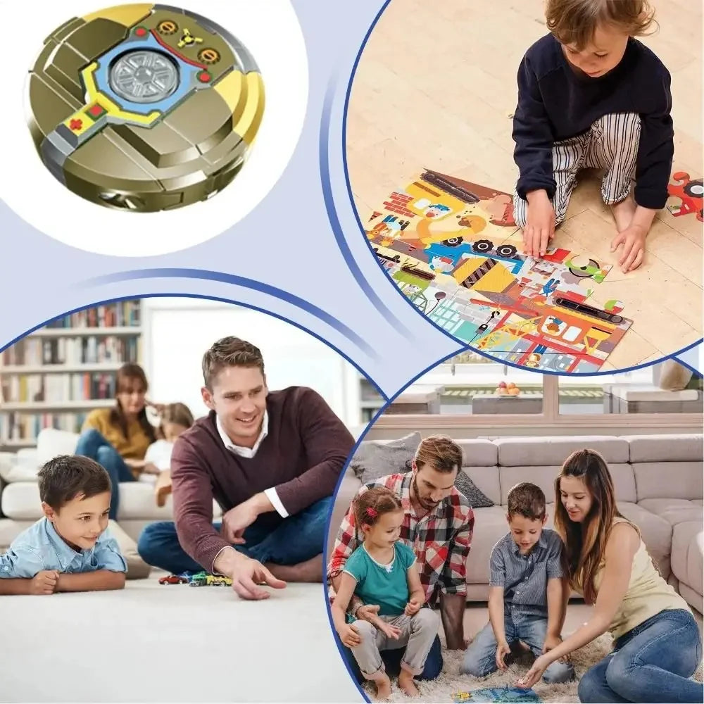 360 Rotating Robot Toy - Ball Deformation Fingertip Gyro Sensory Fidget Toy for Kids & Adults