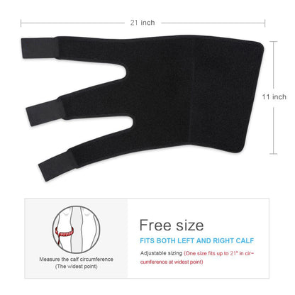 Adjustable Calf Compression Support Brace – Shin Splint Sleeve for Lower Leg Wrap & Muscle Recovery Support