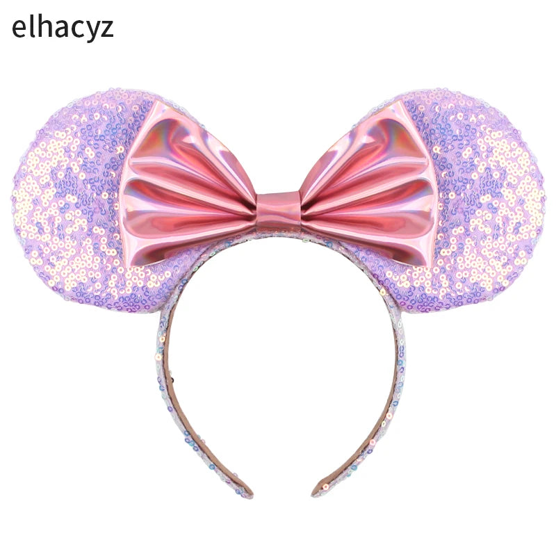 Big Classic Polka Dot Bow Minnie Mouse Ears Headband – Festival & Party Hairband for Women & Girls, Disney Trip Accessories