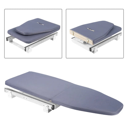 Foldable Cabinet-Mount Ironing Board | Sturdy Metal Frame 80x29.5cm Gray