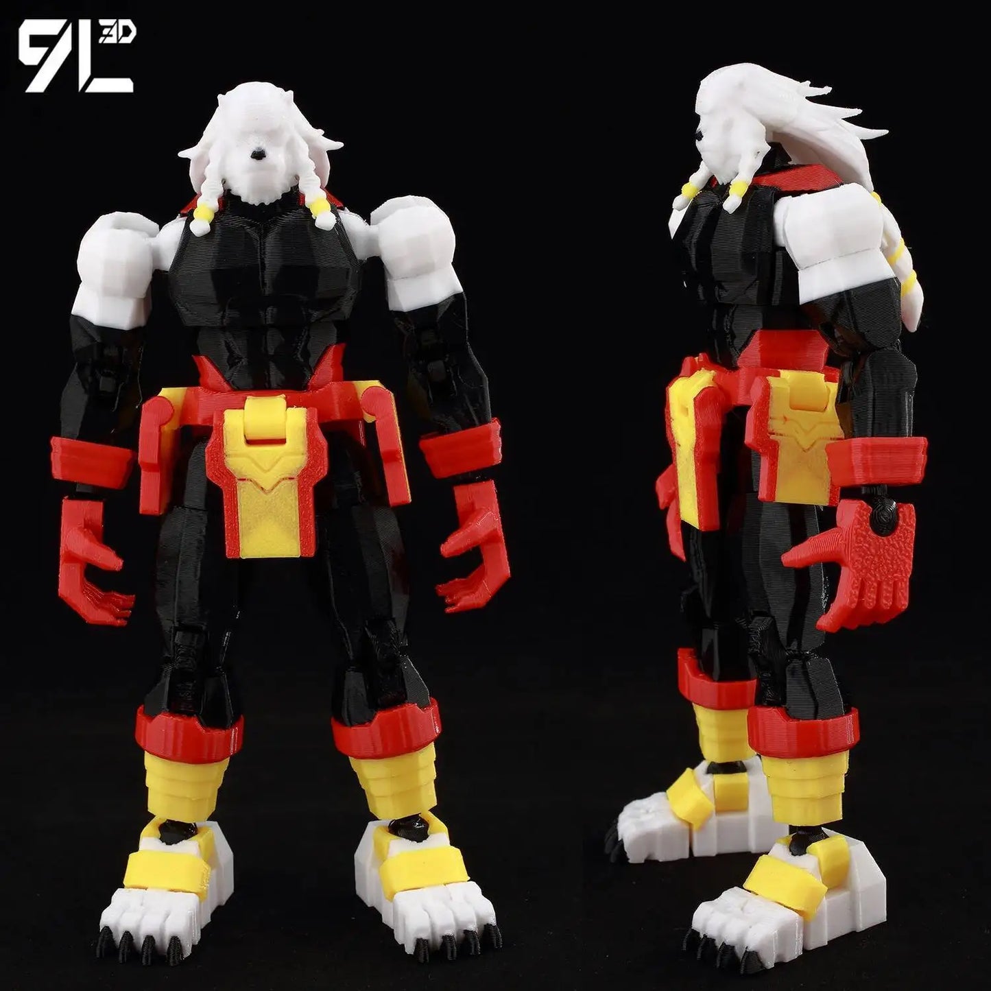 3D Printed Invincible 2.0 Superheroes Action Figures – Multi-Jointed Anime Toy Model Ornaments Gifts