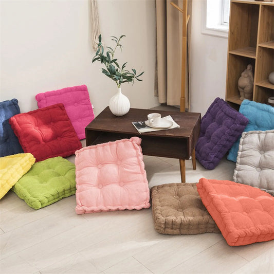 Soft Square Corncob Tatami Seat Cushion for Office Chair, Sofa, Home Floor Decor & Outdoor Use - Knee Pillow & Textile Mat