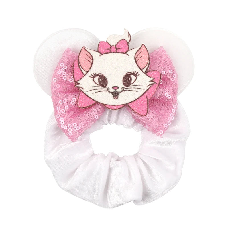 Velvet Mouse Scrunchies - Cute Elastic Ponytail Holders & Hair Accessories for Girls
