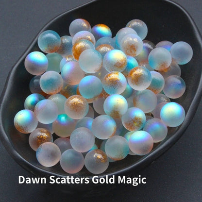 10PCS Starry Glass Marbles - Decorative Marble Set For Aquarium, Garden Pathway, Bonsai & Fun Games Accessories