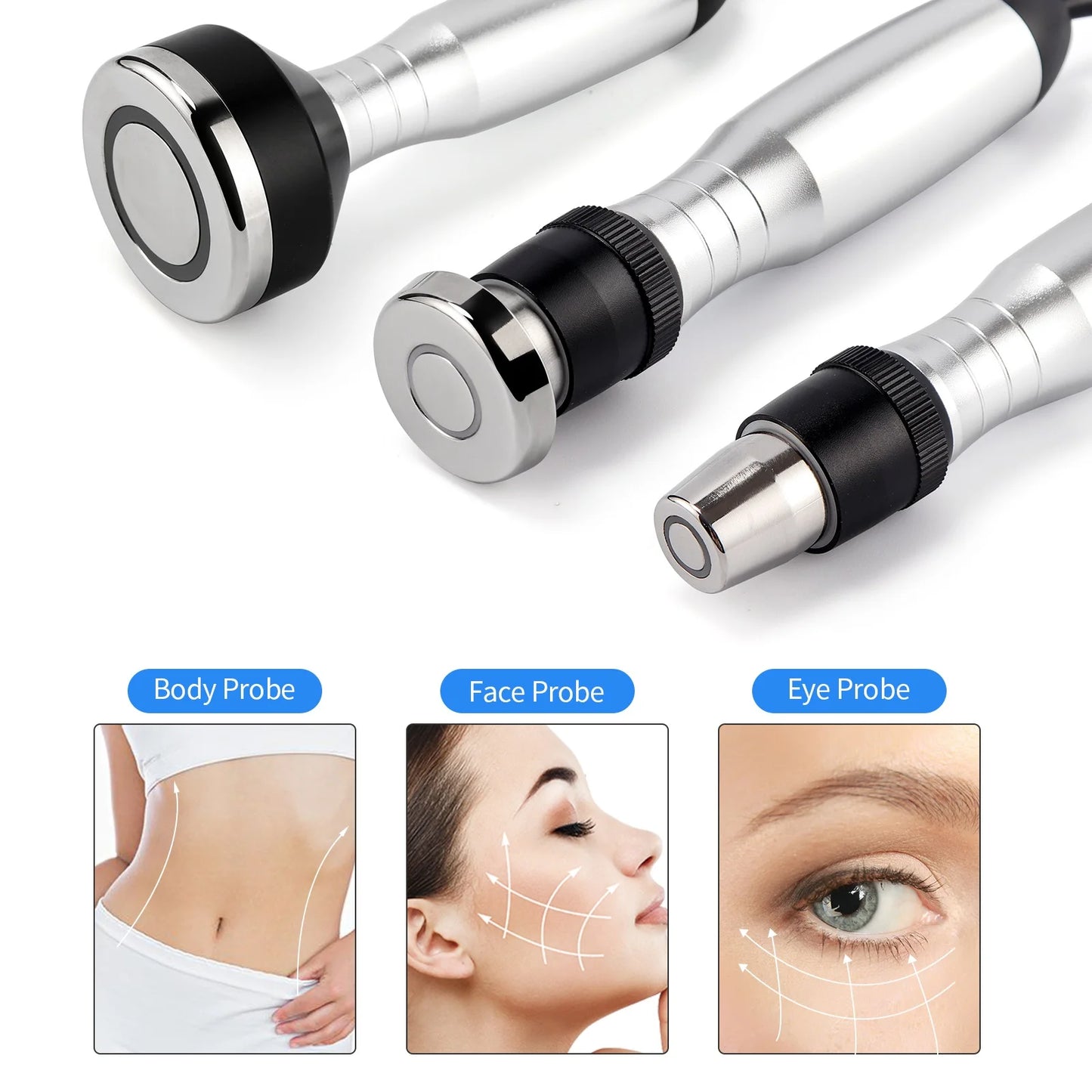 5MHz Radio Frequency RF Lifting Machine – Tripolar RF Facial and Body Device for Skin Tightening, Eye Care, and Neck Wrinkle Removal