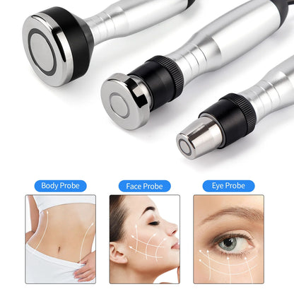 5MHz Radio Frequency RF Lifting Machine – Tripolar RF Facial and Body Device for Skin Tightening, Eye Care, and Neck Wrinkle Removal