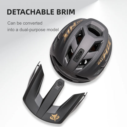 BATFOX Mountain Bike Cycling Helmet for Men – Lightweight MTB Bicycle Safety Helmet for Road & Trail Riding