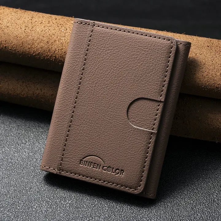 MagSafe Magnetic Leather Card Holder - Slim Phone Wallet Case with Flip Card Slot & Stand