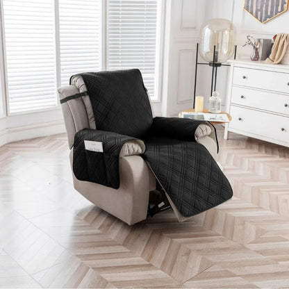 100% Waterproof Recliner Chair Cover – Non-Slip Recliner Slipcover with Pocket for Bedroom, Office & Living Room