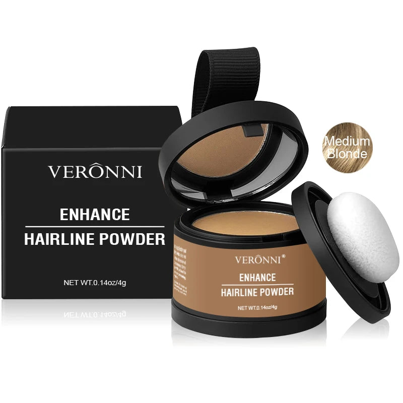 4g Hairline Powder – Instant Root Cover-Up and Hair Concealer in 14 Colors for Natural-Looking Coverage