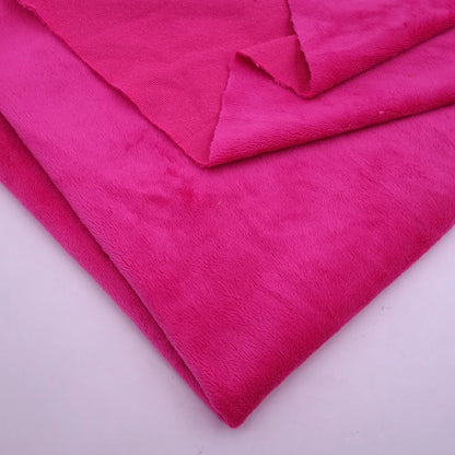 160CM/63" Wide Minky Plush Fabric – Super Soft Flannel Fabric for DIY Dolls, Toys, and Crafts, Sold by the Meter