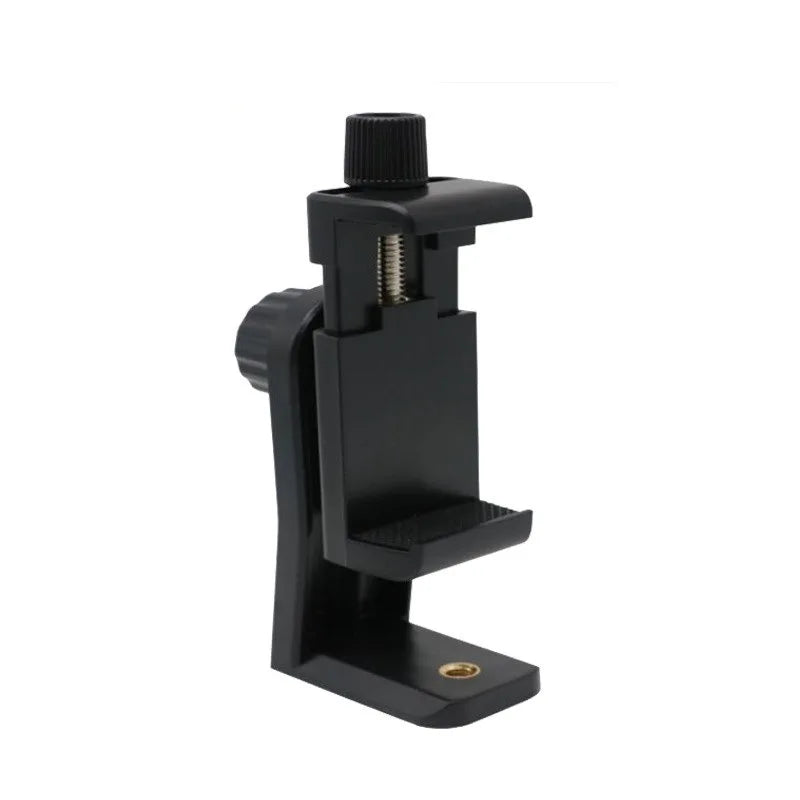 Rotatable Tripod Phone Mount Holder with Standard Screw Adapter, Digital Camera Bracket, Compatible with iPhone and Most Cellphones