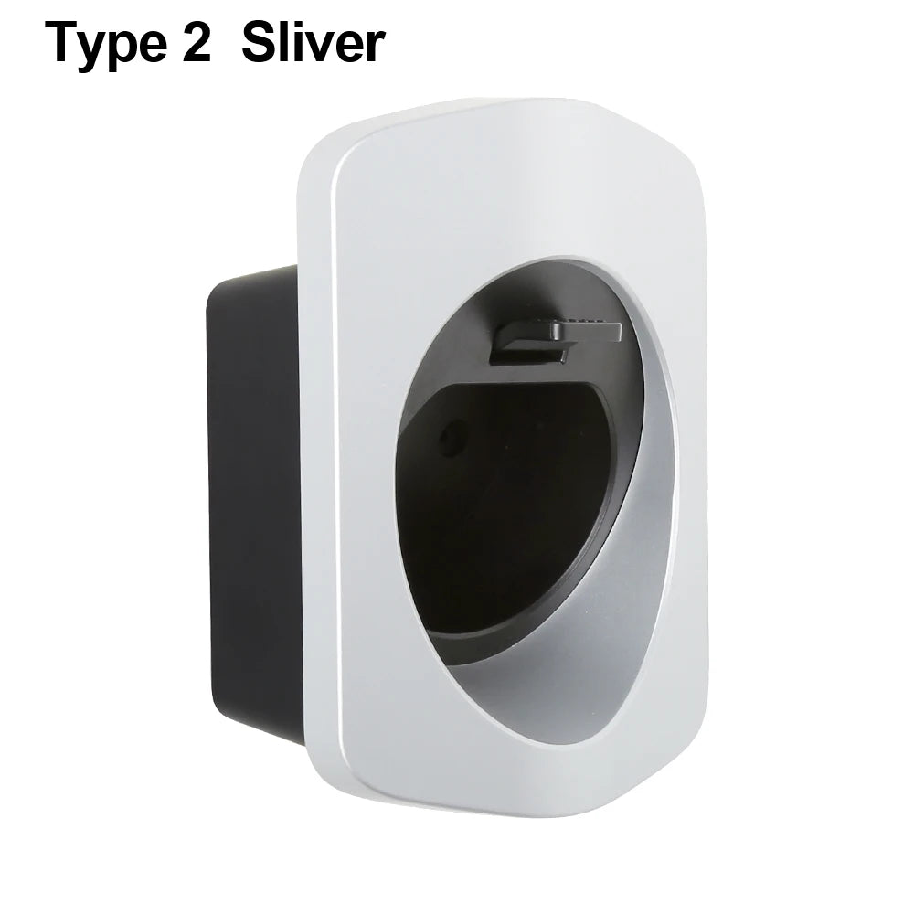 Peocke EV Charger Holder – Type 2/Type 1 Connector Socket Plug Wallbox Charging Cable Bracket for Extra Protection