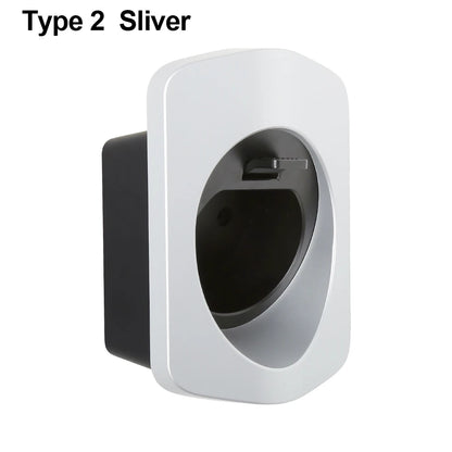 Peocke EV Charger Holder – Type 2/Type 1 Connector Socket Plug Wallbox Charging Cable Bracket for Extra Protection