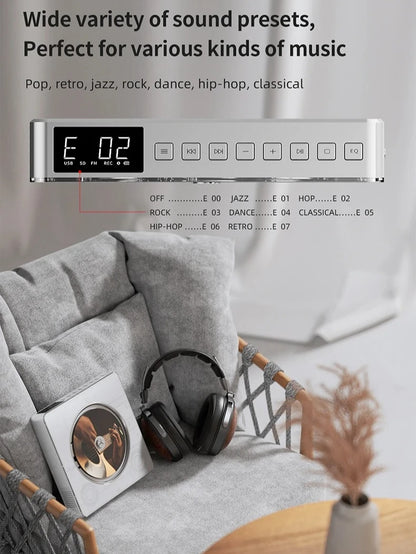 FIIO Snowsky BEATBOX Portable CD Player - FM Radio Bluetooth Speaker USB CD Ripper Rechargeable Audio Device