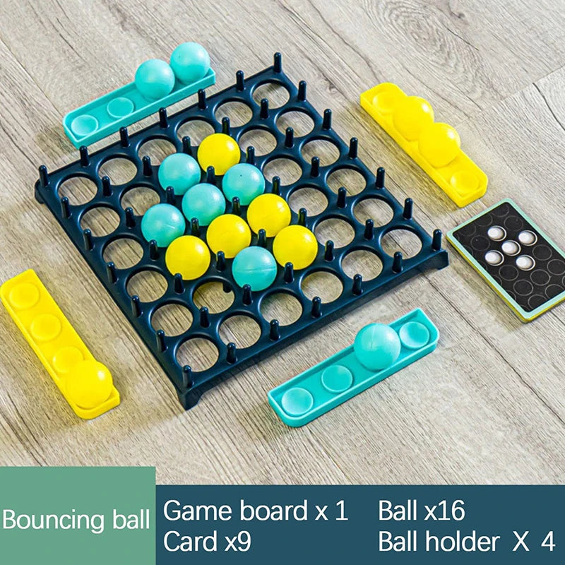 Kids Bouncing Ball Toss Game — Parent-Child Interactive Board Game for Toddlers, Fun Party Activity