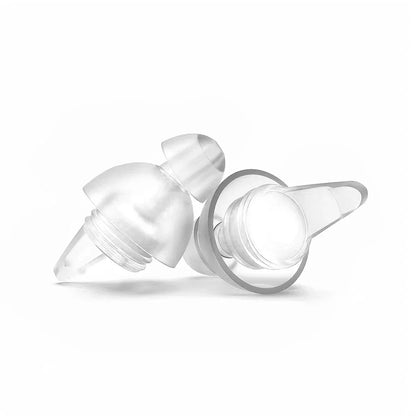 HUAK High Fidelity Silicone Ear Plugs - Reusable Noise Reduction for Sleep, Study, Work, Music, Motorcycle & Swimming