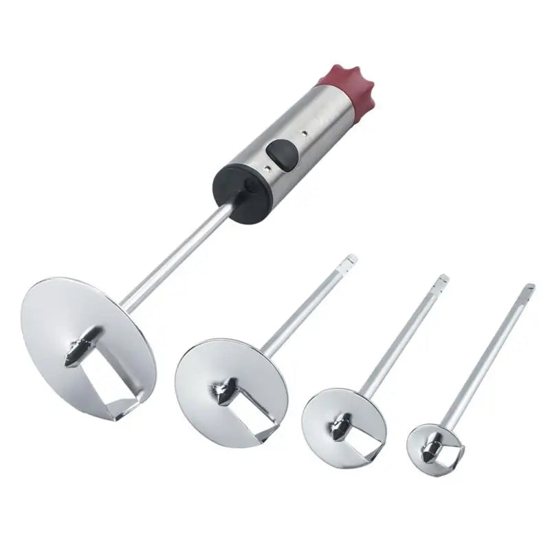 Ergonomic Anti-Slip Handle Drill Vegetable Fruit Corer - Denucleator for Hollowing Out Zucchini, Potatoes, Carrots, Pears