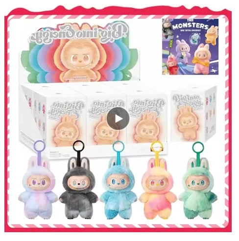 2028 Labubu 3 The Monsters Heartbeat Macaron Enamel Face Blind Box – Kawaii Figurine Tabletop Ornament for Kids & Christmas Gift