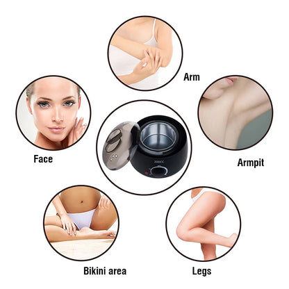 200/500ml Electric Wax Heater – Hot Paraffin Pot for Hair Removal & Waxing