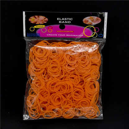 600 Colorful Rubber Loom Bands – DIY Elastic Bracelet Kit for Kids & Women Crafting
