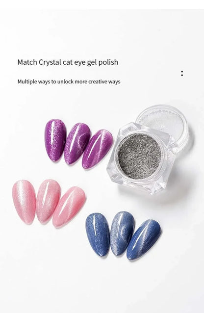 4PCS Multi-Functional Nail Art Magnet Set – Crystal Magnetic Bar for Gel Pattern Enhancement