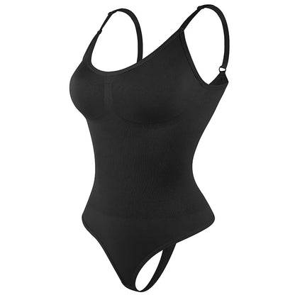 Women’s Tummy Control Shapewear Bodysuit - Butt Lifter Slimming Body Shaper for Invisible Under Dress Wear