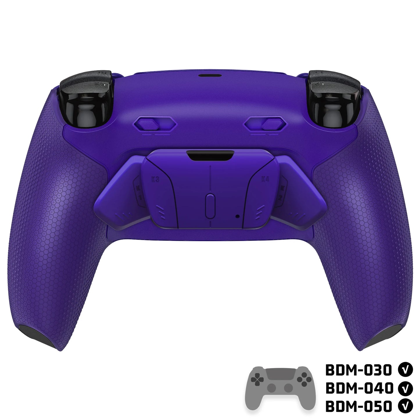 eXtremeRate RISE4 Plus MAX Back Button Kit – Remappable PS5 Controller Accessory with Clicky Trigger Stop & Rubberized Grip